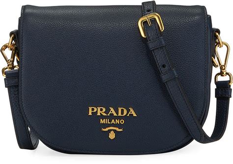 prada daino saddle bag|Prada Daino Saddle Bag w/ Removable Web & Leather Straps.